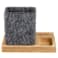 Recycled Felt & Bamboo Pen Holder 21