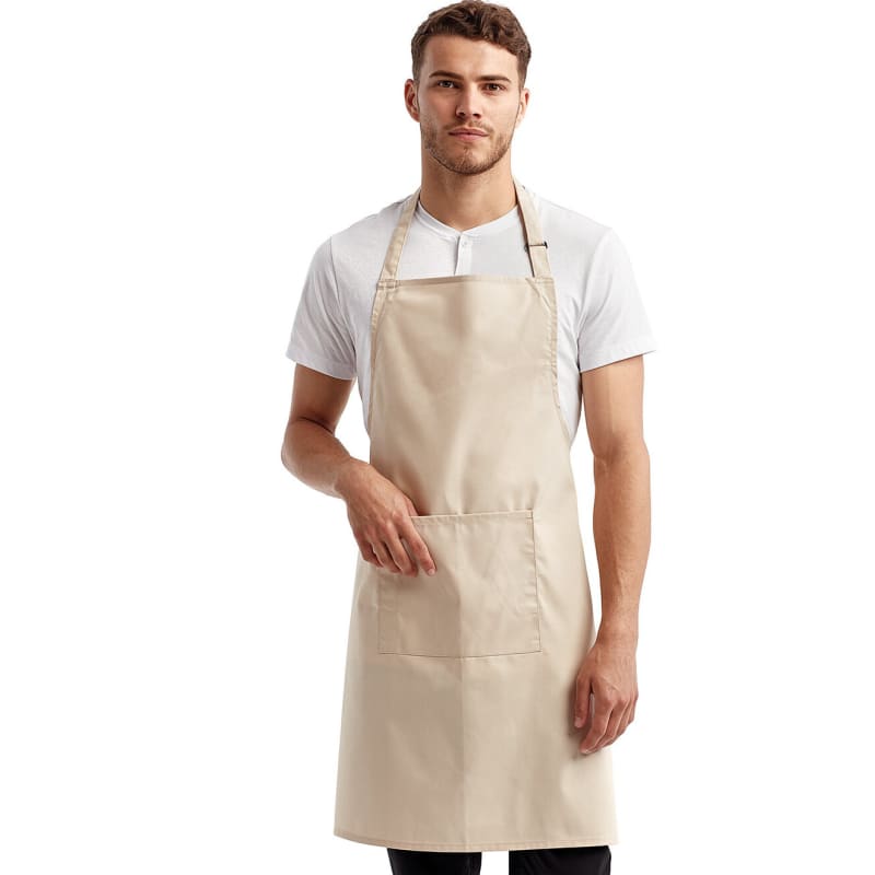 Artisan Collection By Reprime Unisex 'Colours' Recycled Bib Apron With Pocket 112