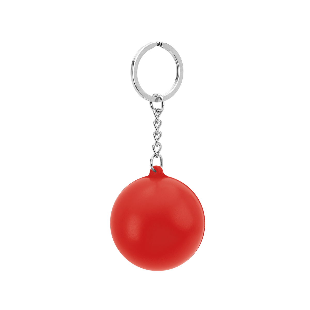 Round PU Stress Reliever Keychain 10