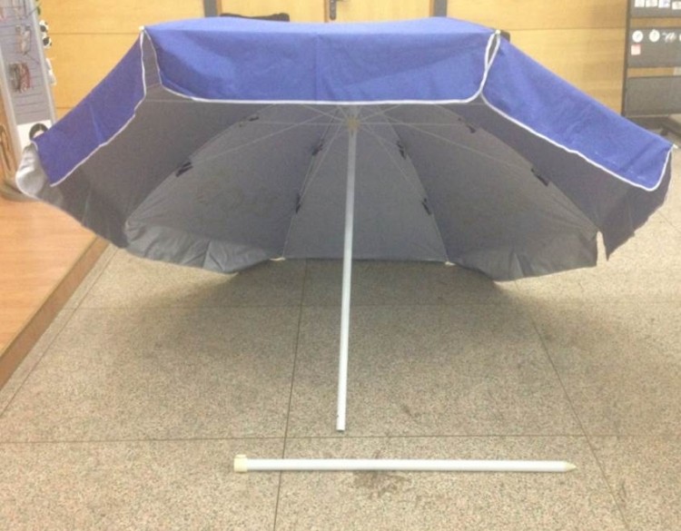 Promotion Windproof Custom Logo Beach Umbrella 2
