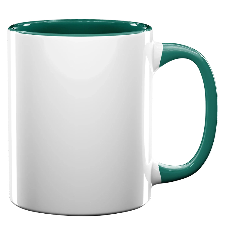 11oz Full Color Colored Handle Mug 34