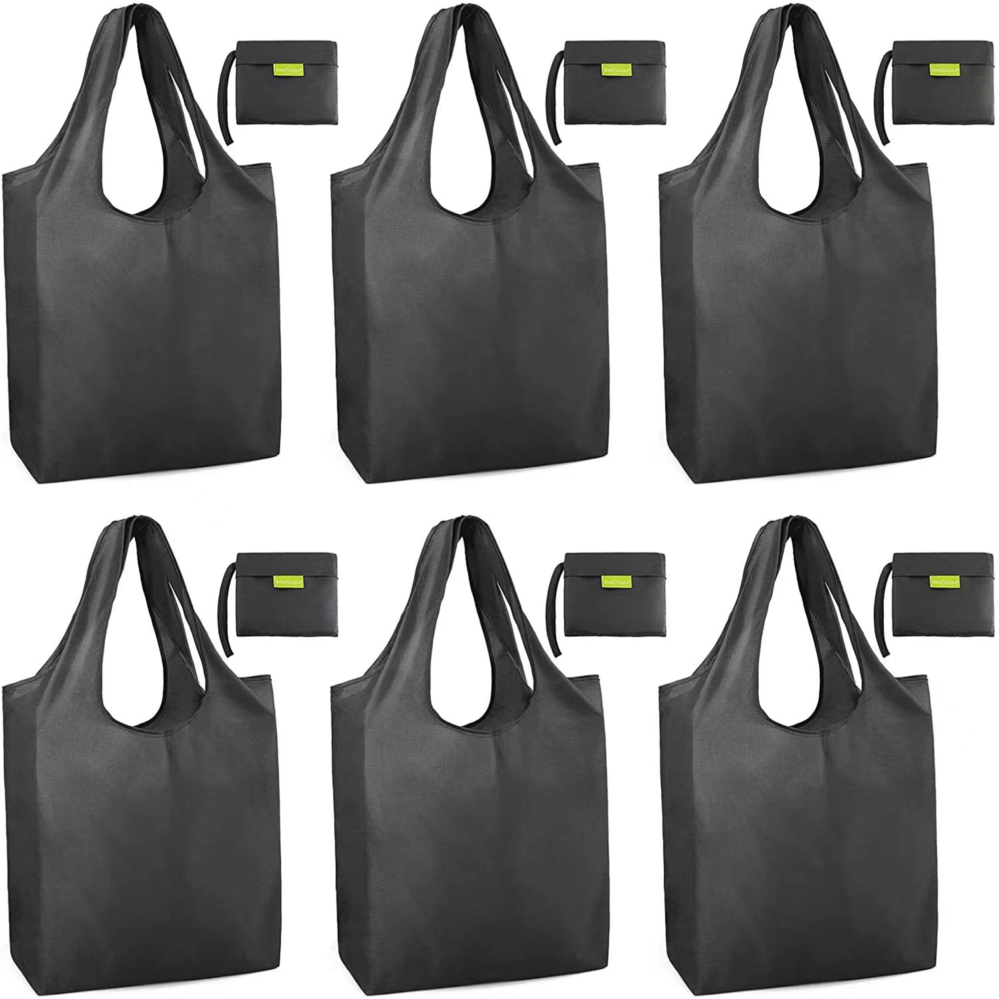 Reusable Grocery Bags With Punch Set Of 6 3