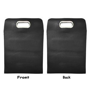 Buckled Dual Bottles PU Leather Wine Bag with Grape Window 8