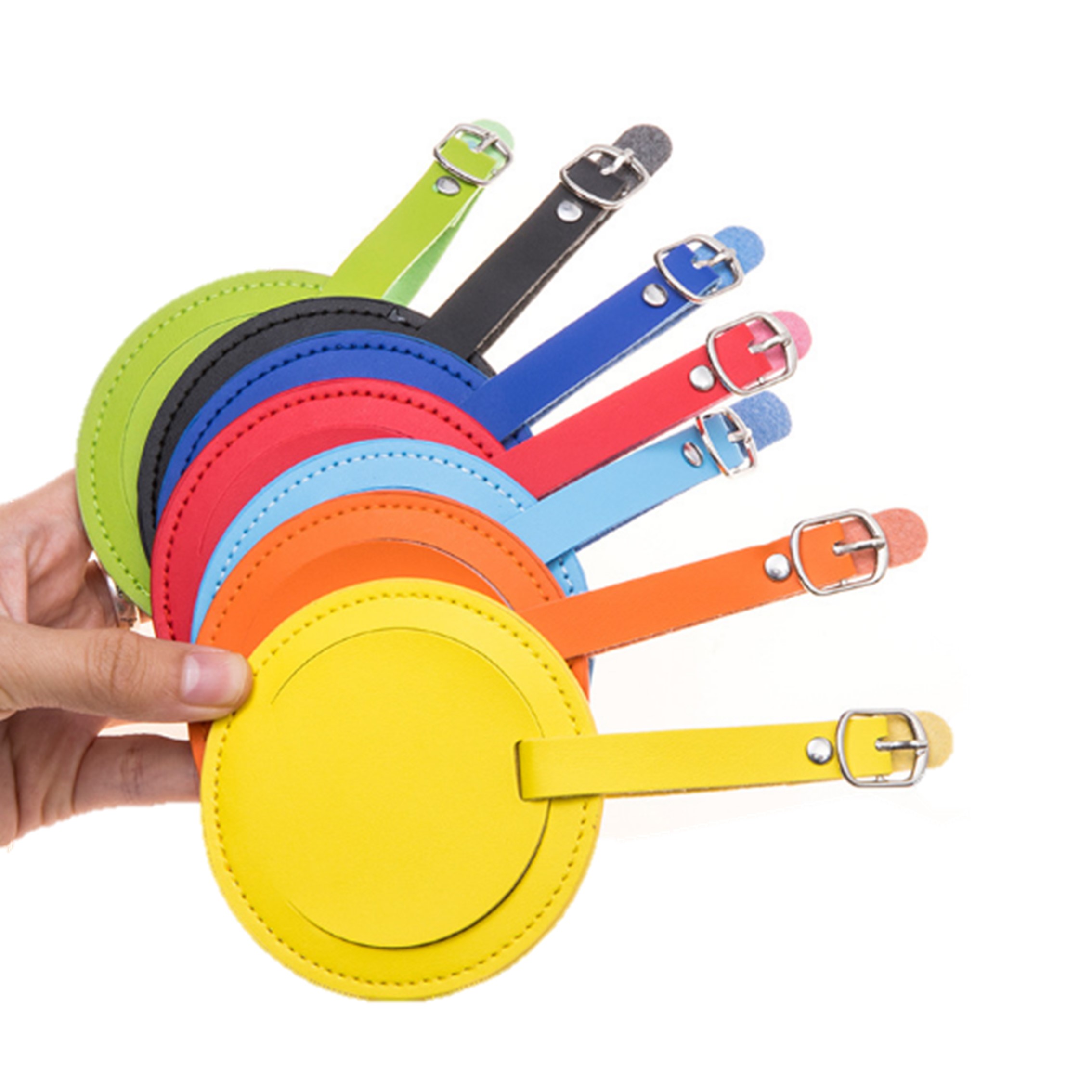 Round Luggage Tag 4