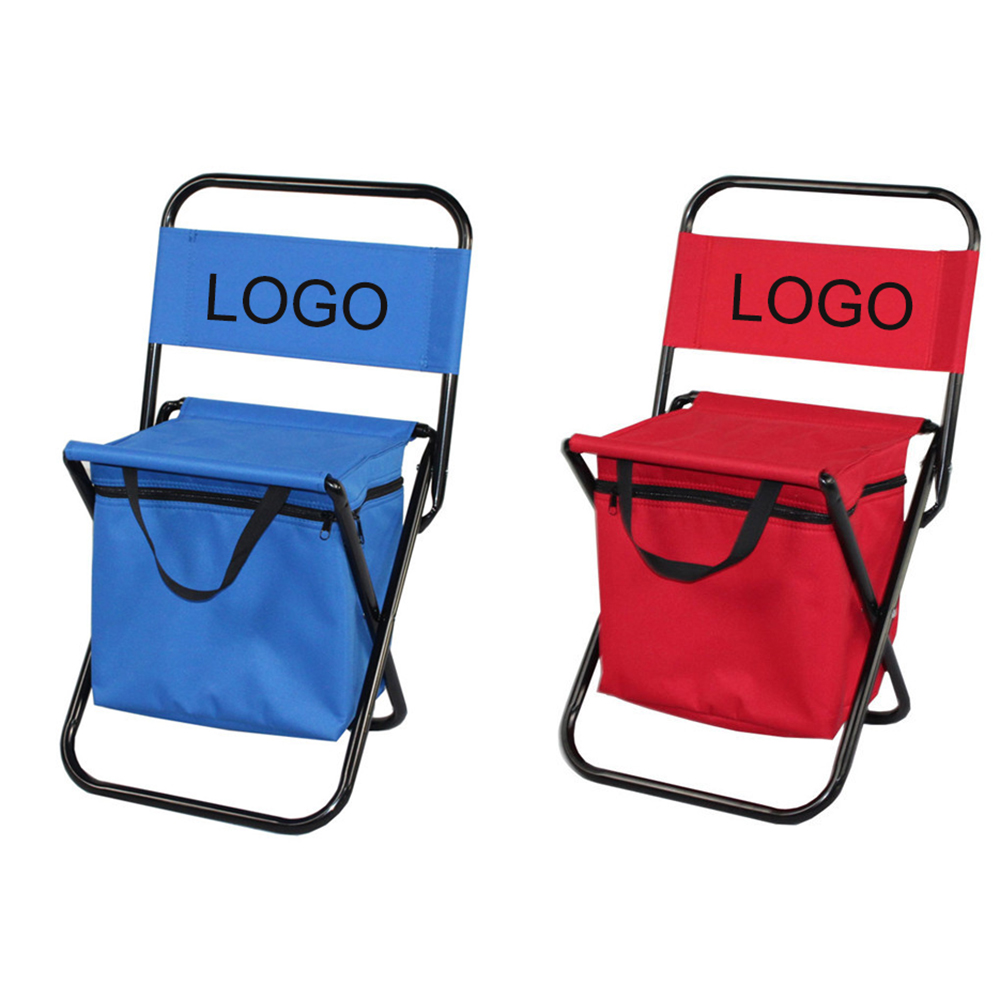 Outdoor Folding Fishing Chair Stool with Cooler Bag 1