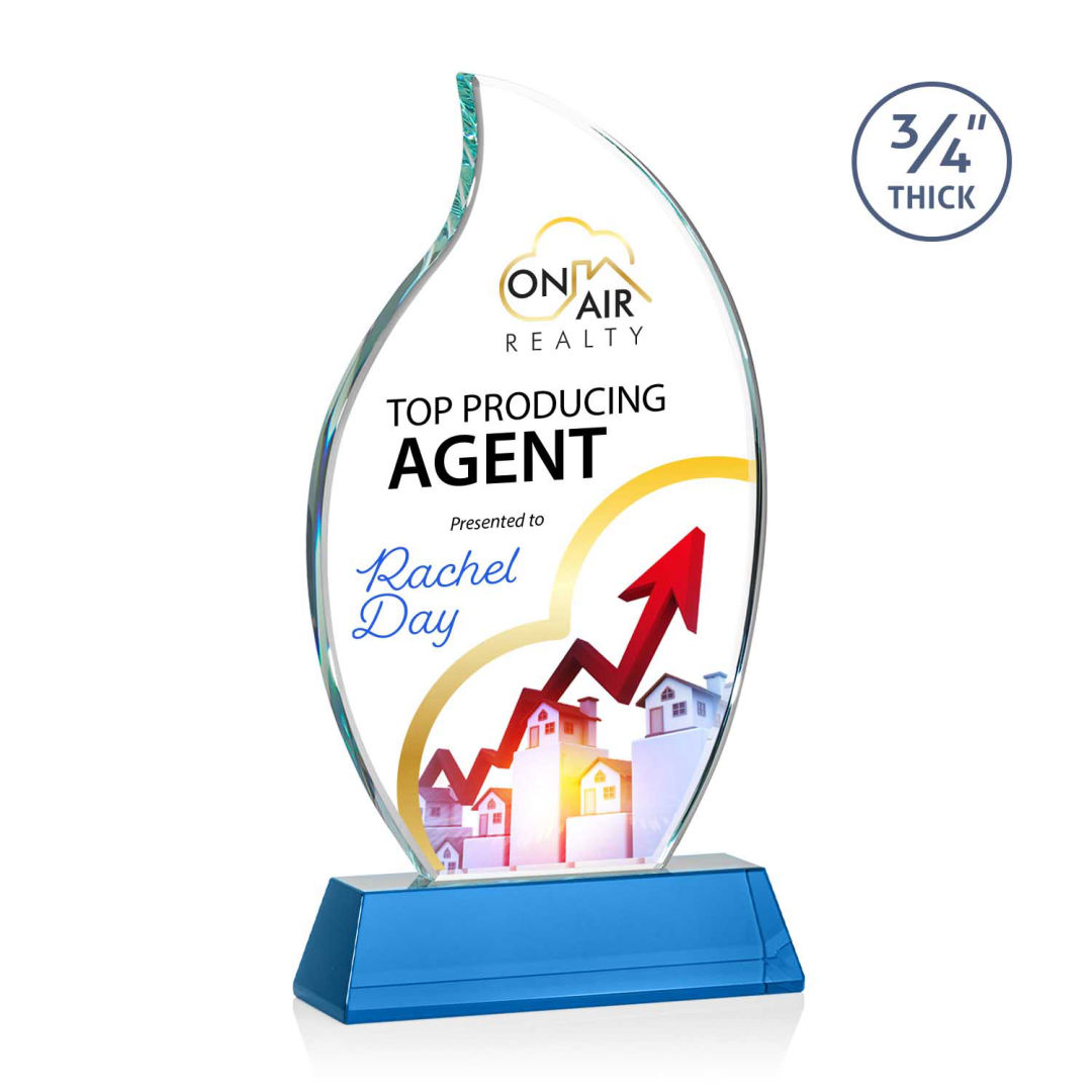 Croydon VividPrint™ Award on Newhaven Base - Sky Blue 5
