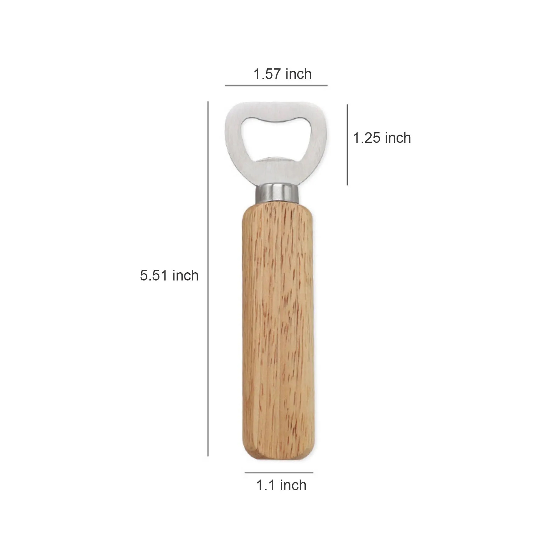Natural Wooden Bottle Opener 2