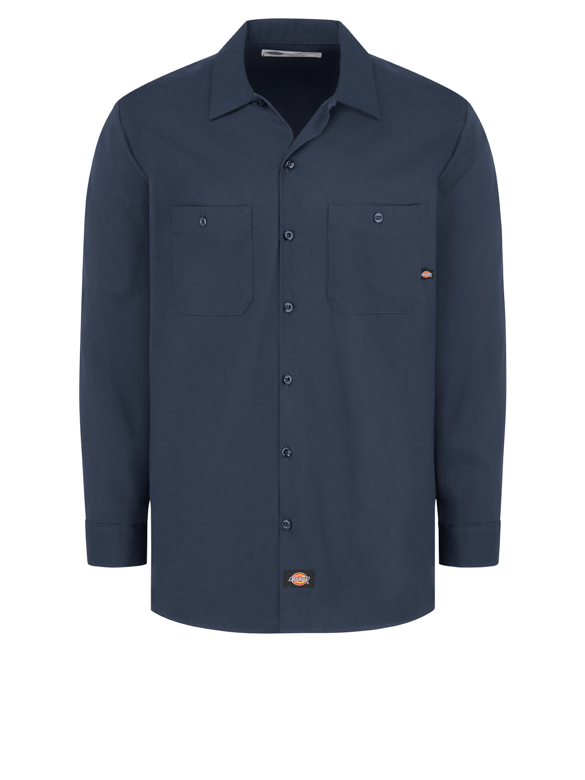 Dickies Shirts - Men's Industrial Cotton Long-Sleeve Work Shirt 1
