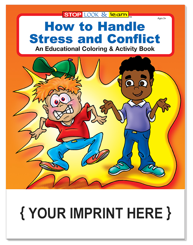 COLORING BOOK - How to Handle Stress and Conflict Coloring & Activity Book 3