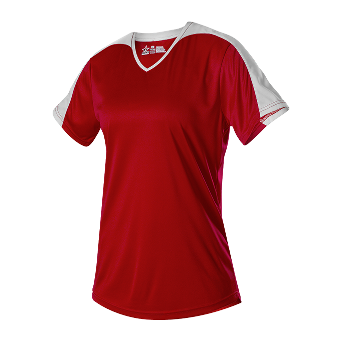 Womens V Neck Fastpitch Jersey 5