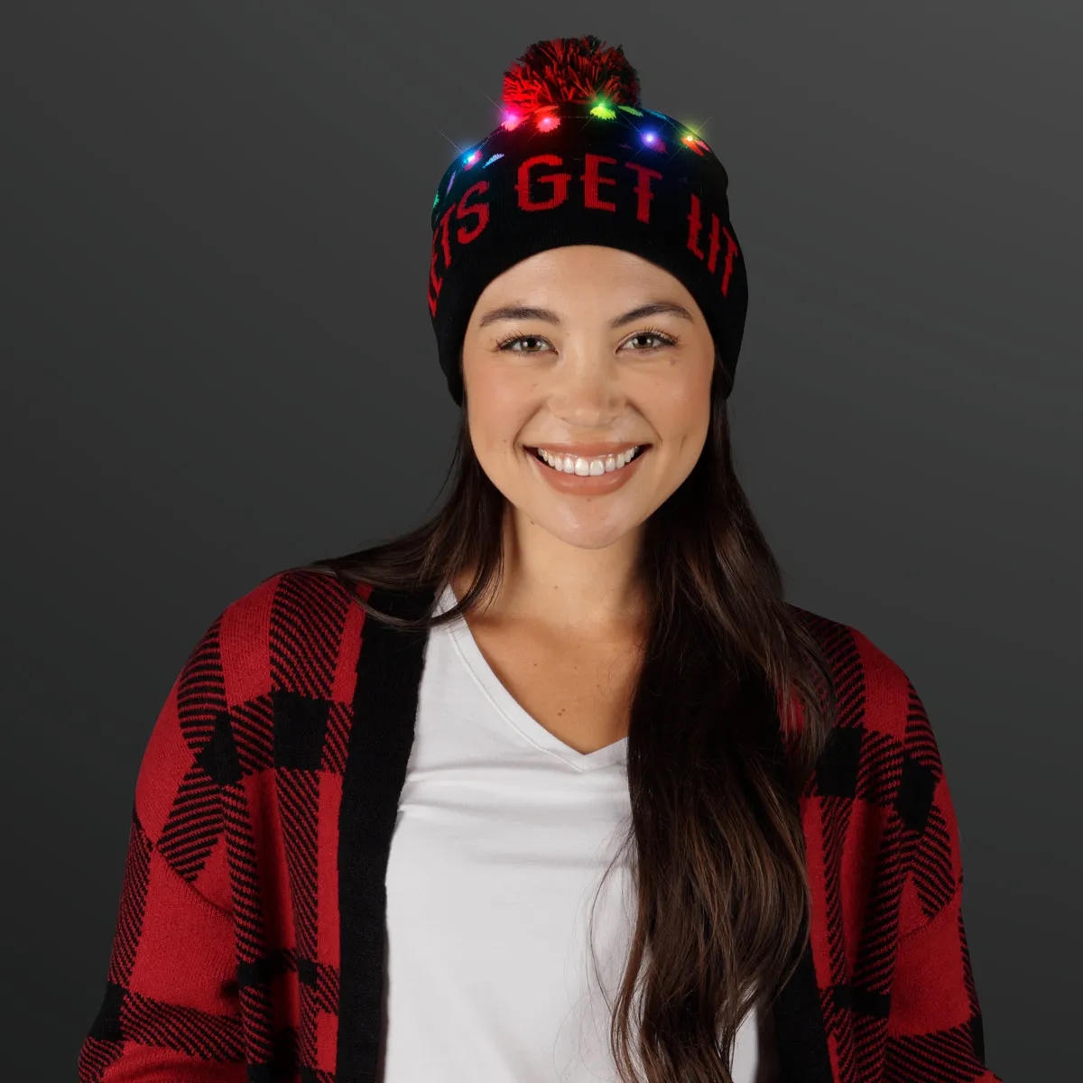 Get Lit Blinky Bulbs Beanie Hat 4