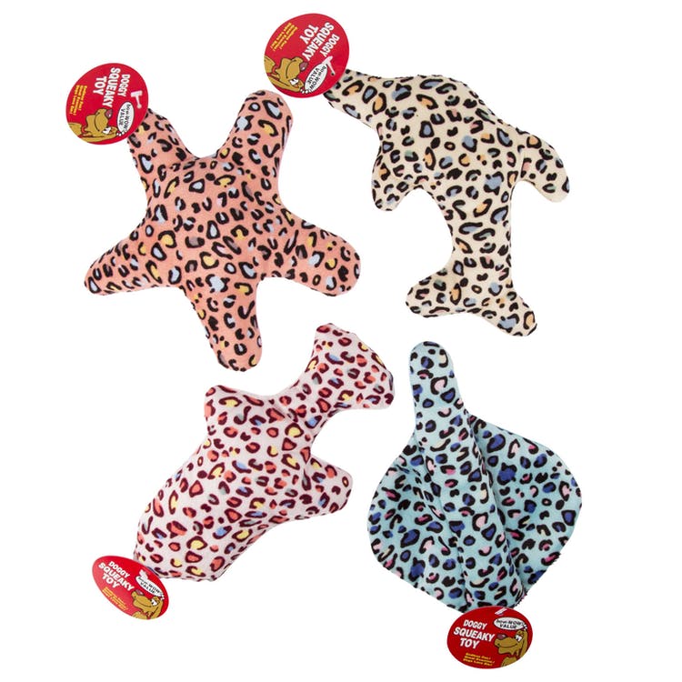 Dog Plush Toys - Cheetah Printed Fish 2