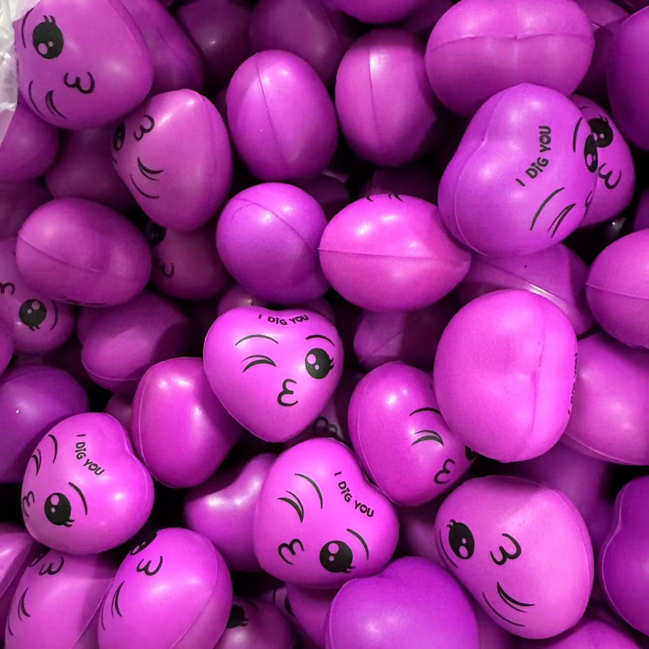 Heart Shape Stress Ball, custom stress ball with logo imprint 3