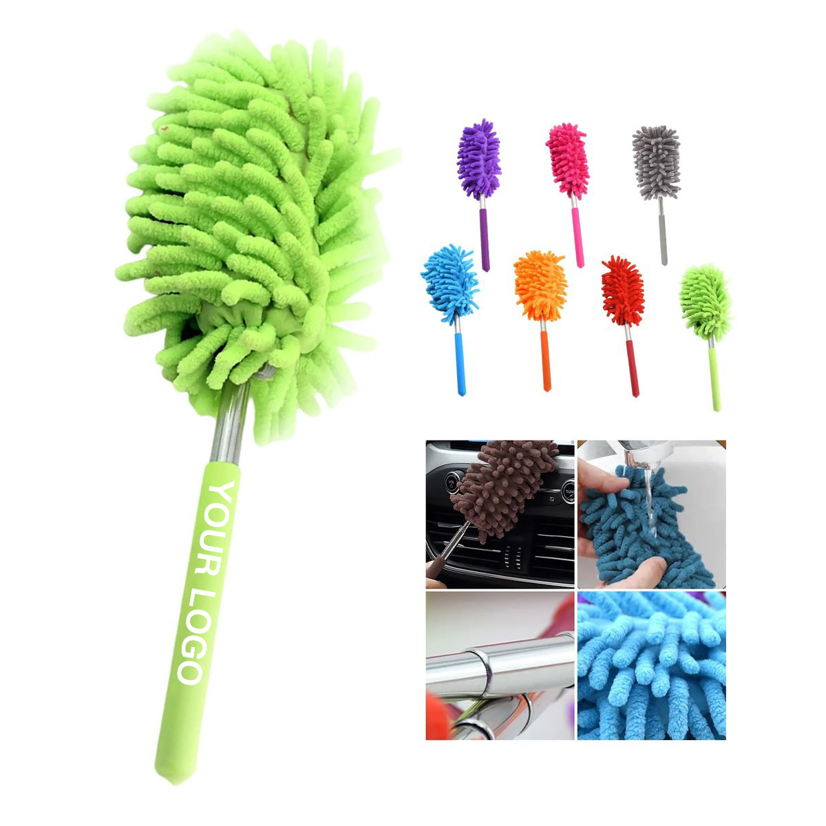 Flexible Extendable Duster with Stainless Steel Handle 9