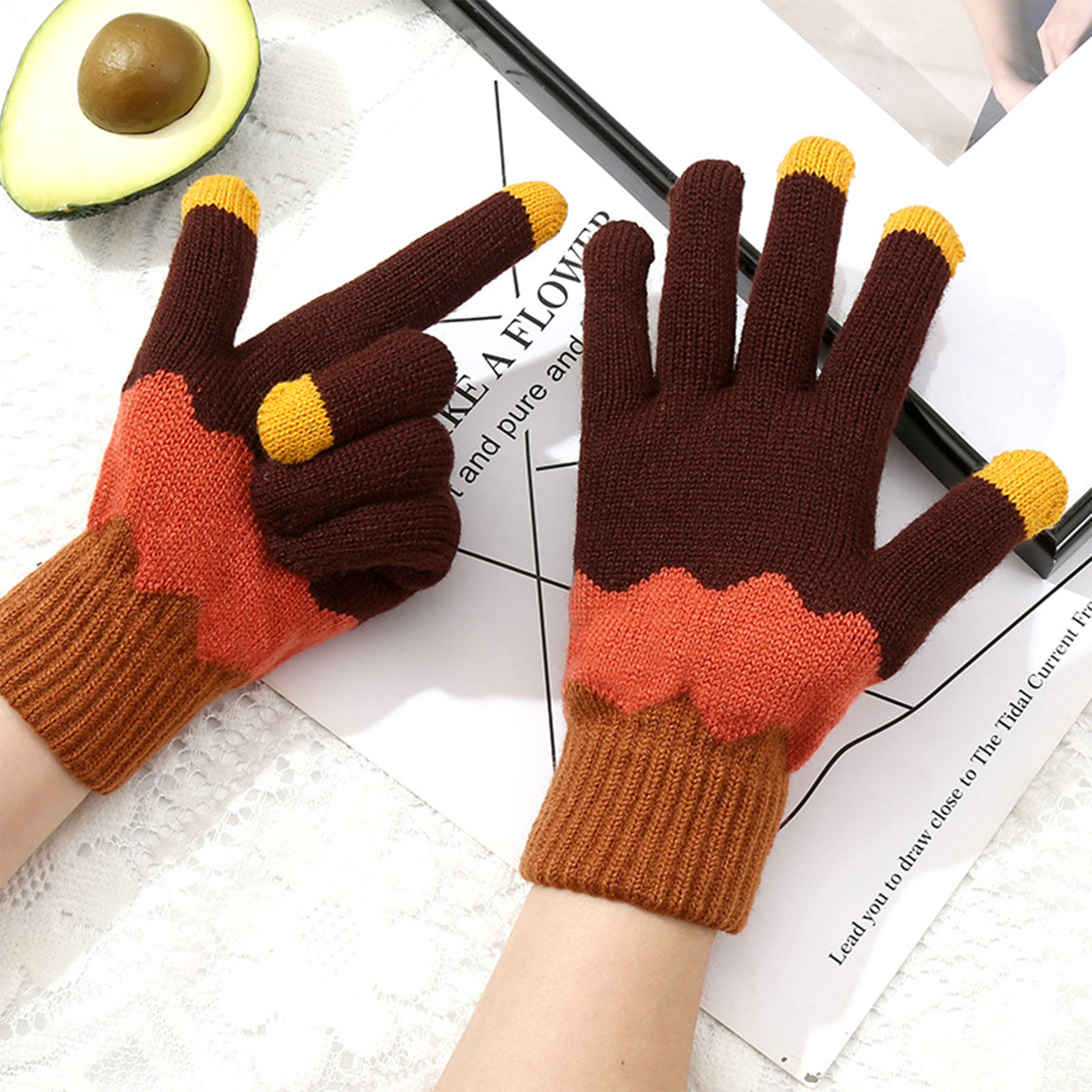 Winter Warm Knitted Touchscreen Gloves 9