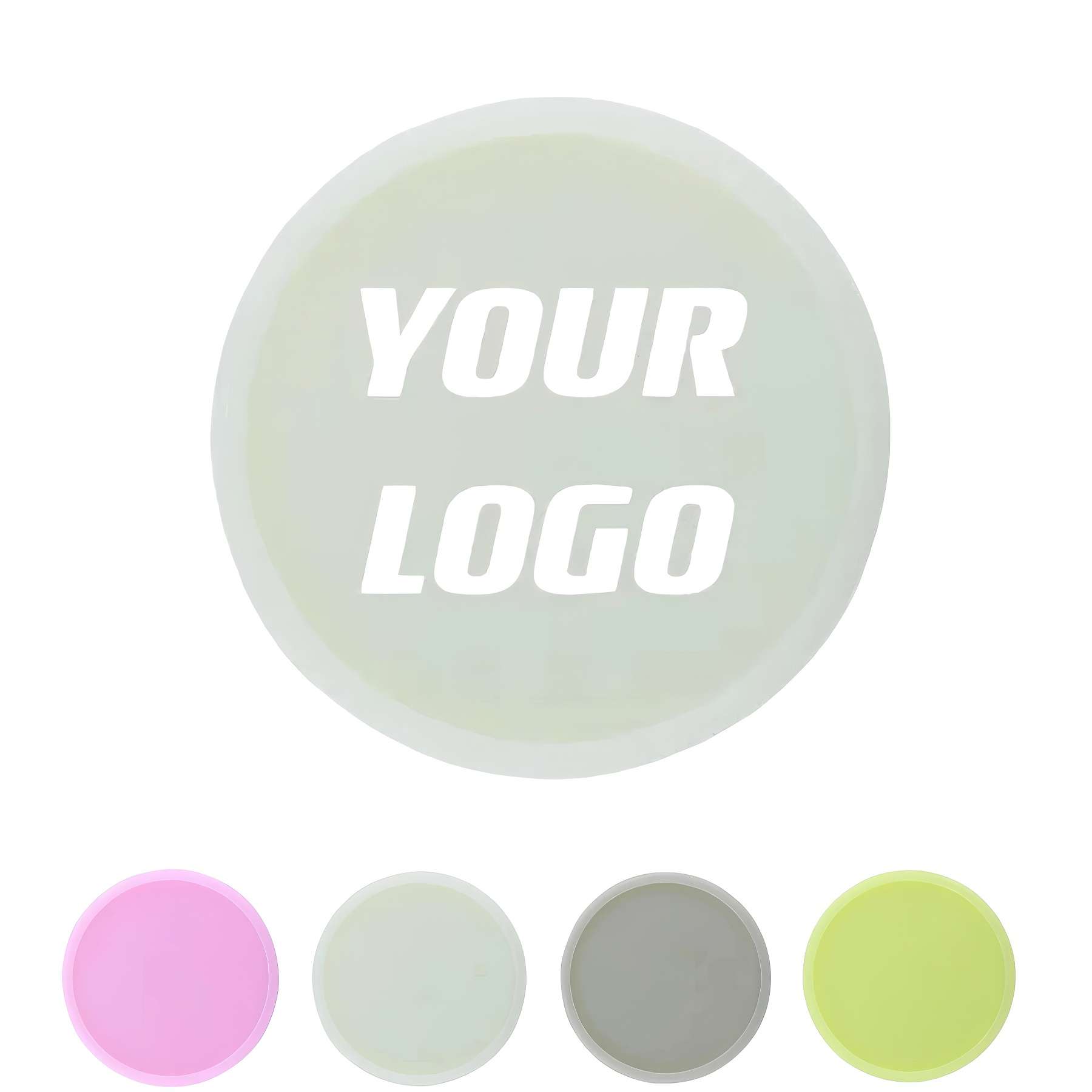 Customizable Luminous Silicone Coasters 2