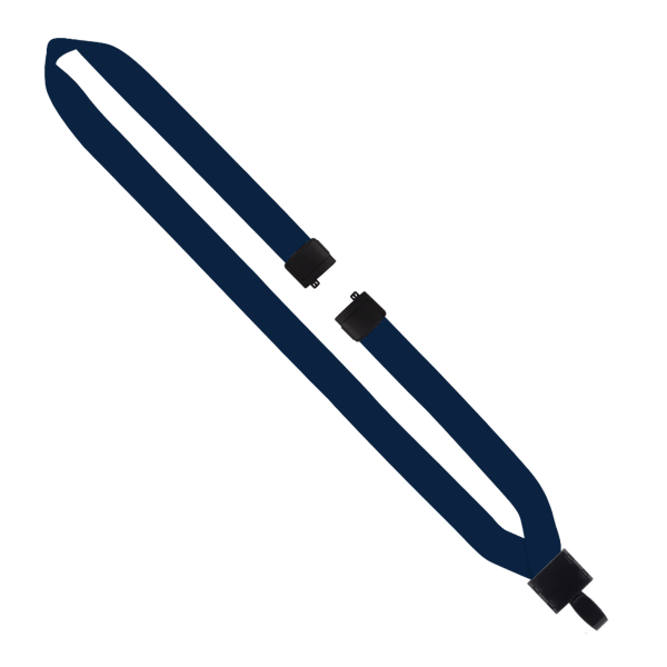 3/4" Polyester Lanyard with Non-Swivel Plastic Hook 167