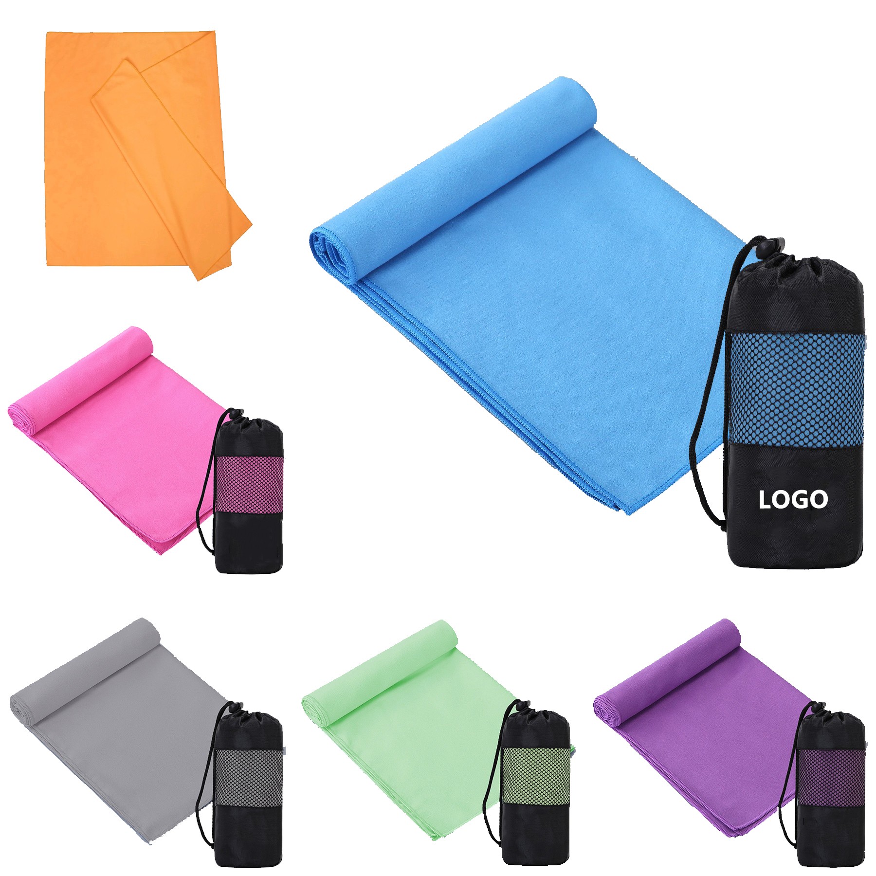Microfiber Beach Towel Double faced Velvet