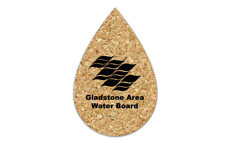 Flame/water Cork Coaster 5FM