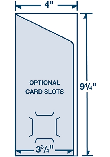 Digital Print Receipt Holder with Your Custom Design Printed Full Color 2
