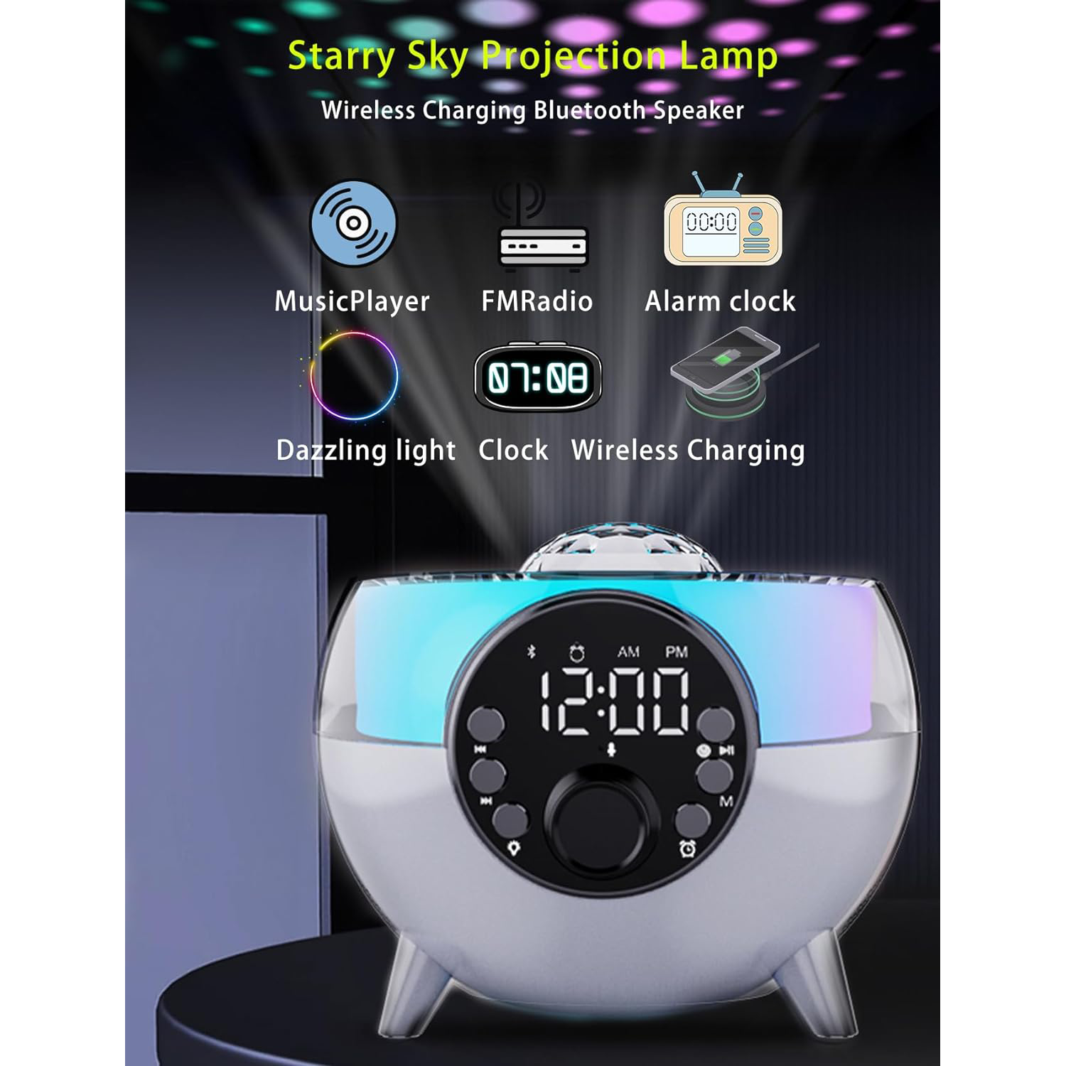 Bluetooth Speaker with Light 3