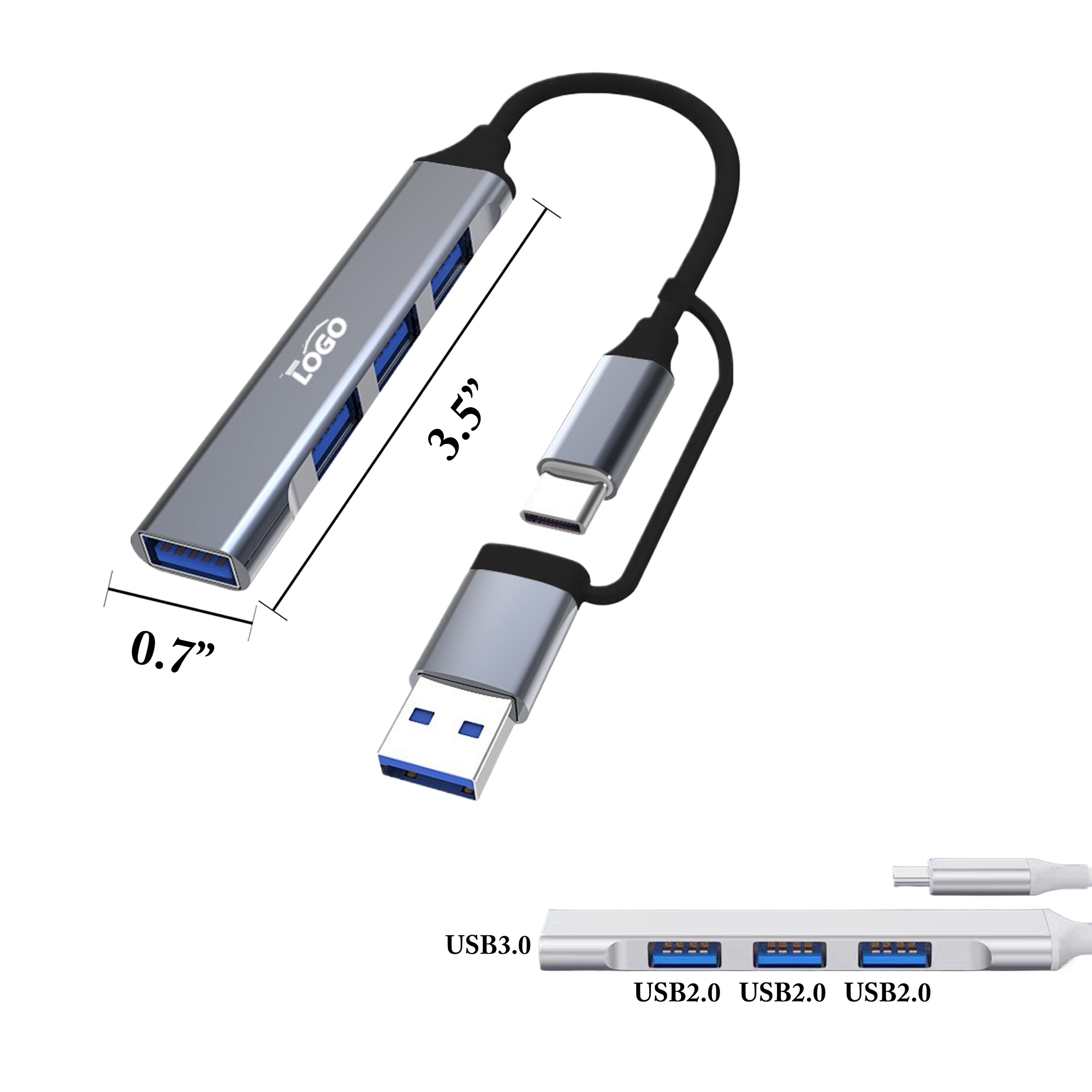 Dual USB Connector For Peripherals 1