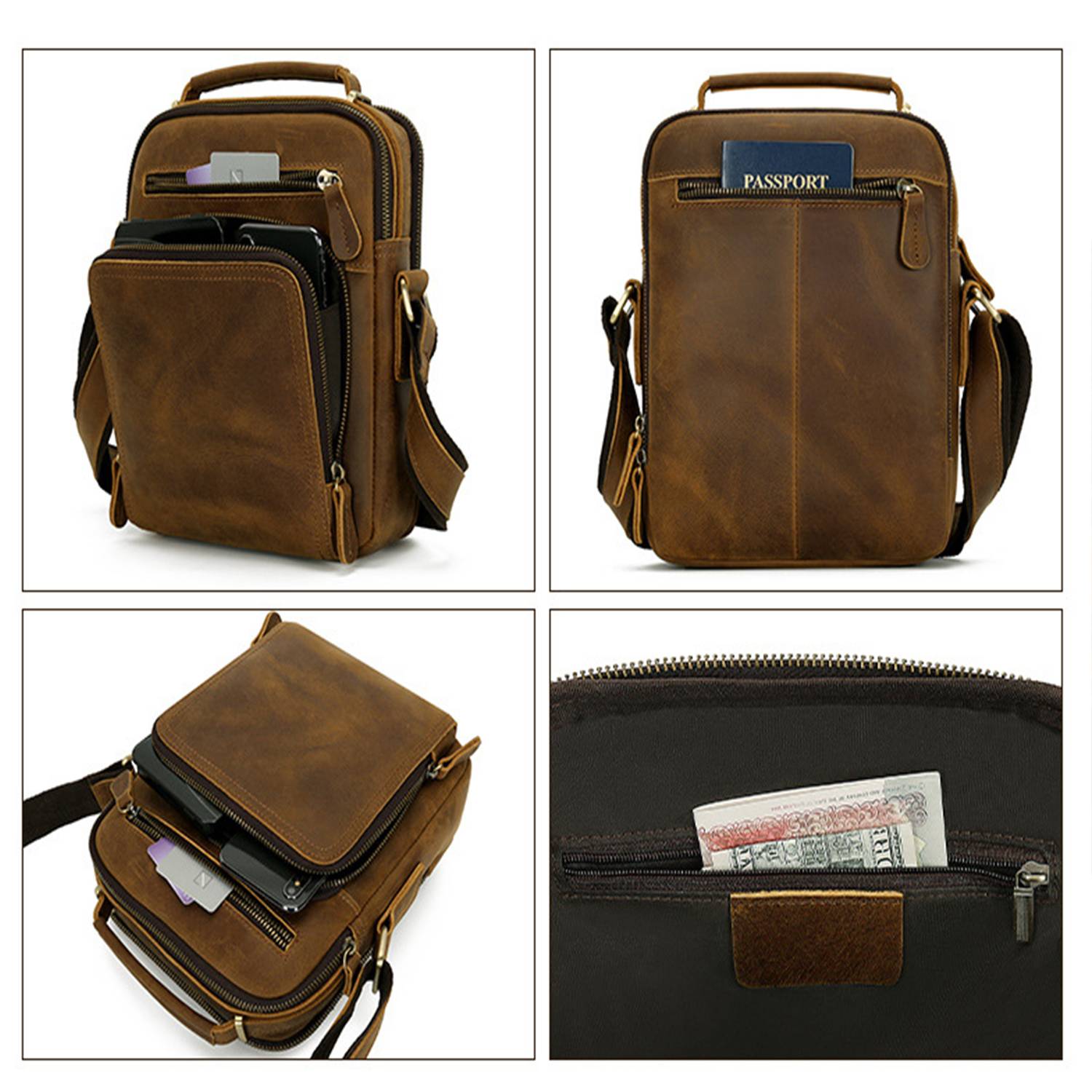 Vintage Shoulder Bag For Men 3