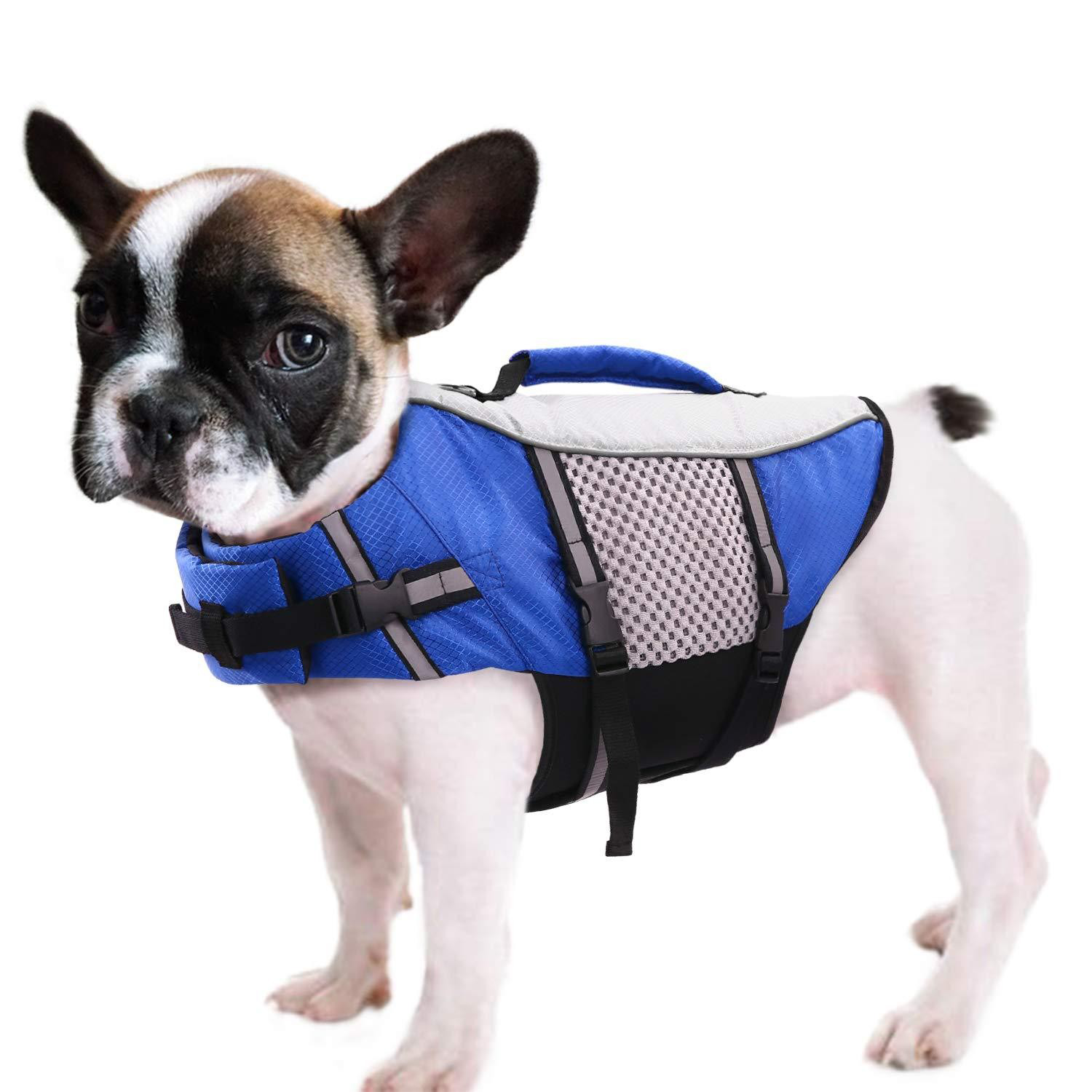 Dogs Reflective Adjustable Swimming Life Jacket 3