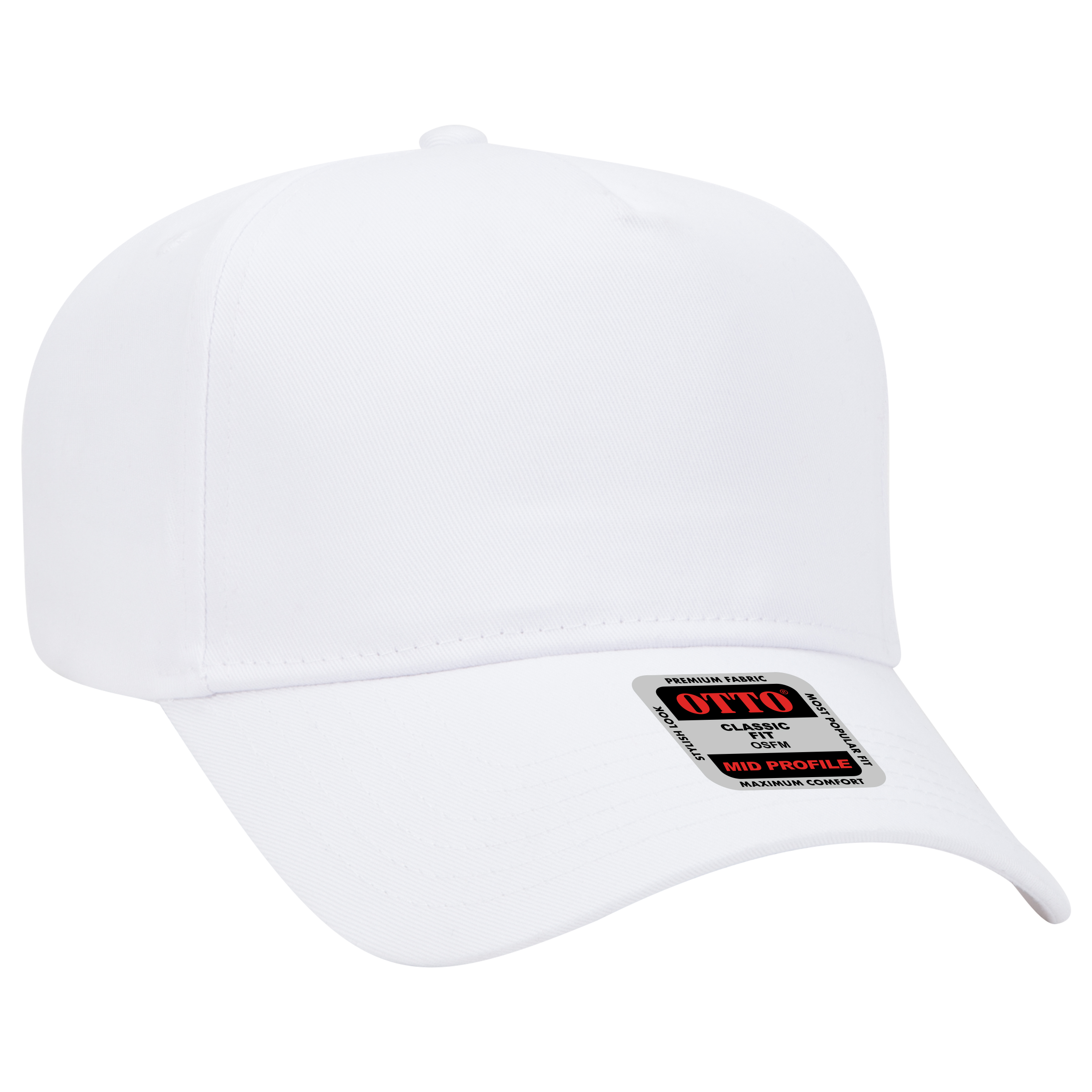OTTO CAP® 5 Panel Mid Profile Baseball Cap 9