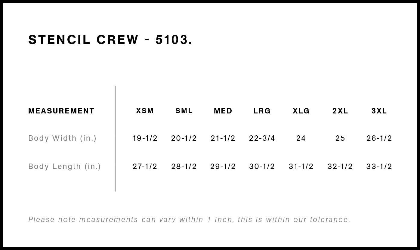 Stencil Crew | 5103, custom hoodie or sweatshirt with logo imprint 18
