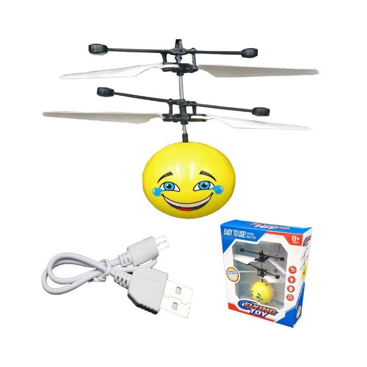 Helicopter Toys - Laughing Face Emoji Charger Included 2