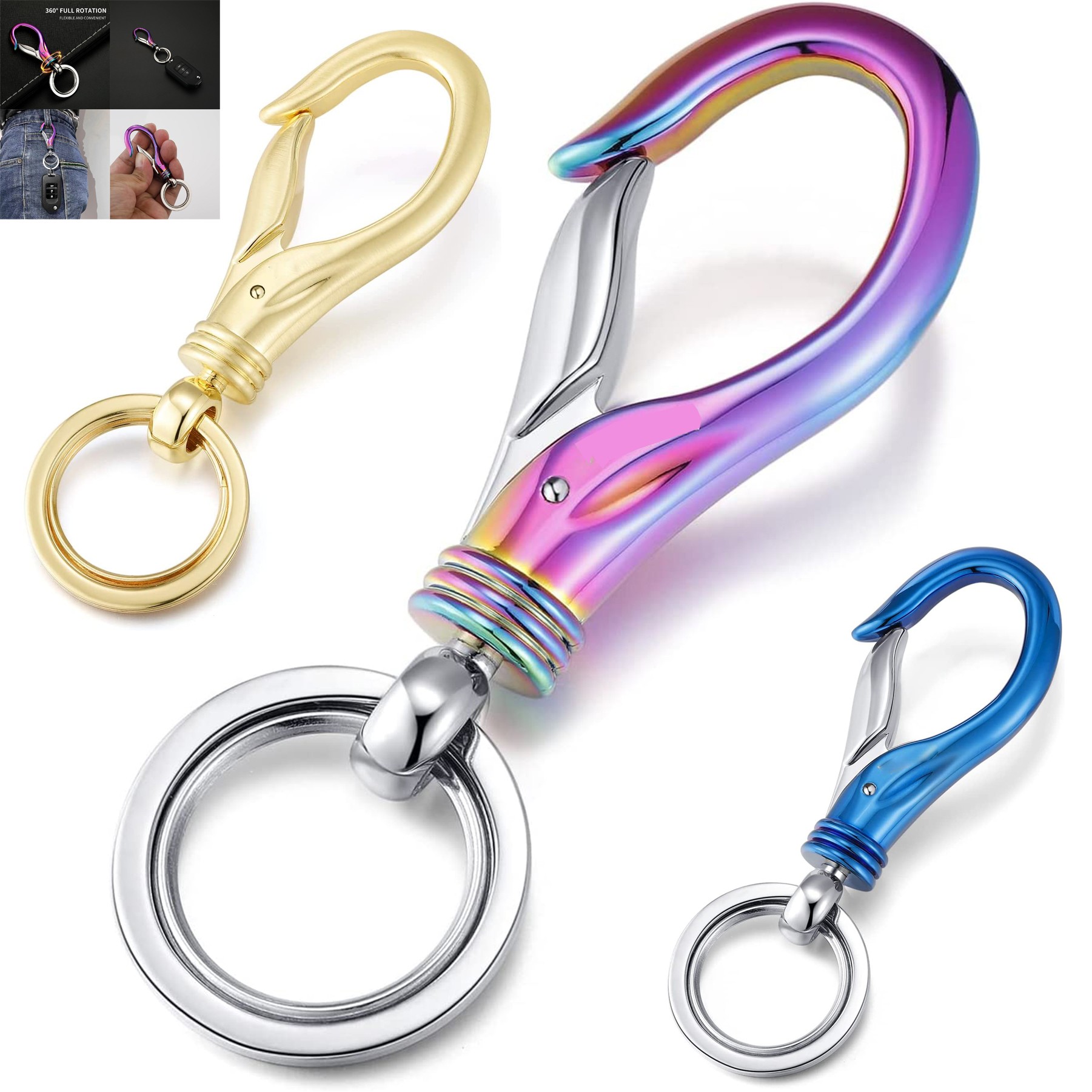 Car Keychain Carabiner Clip 2