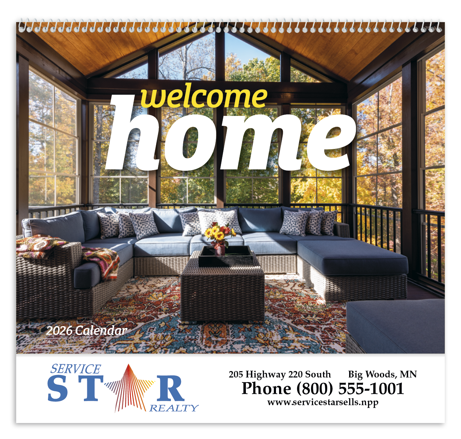 Good Value™ Welcome Home - Spiral Calendar 20