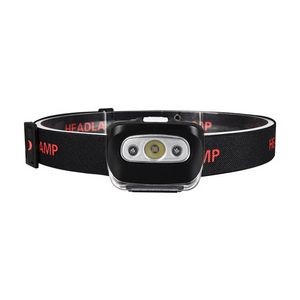Rechargeable LED Head Flashlight Lamp With Red Lights Elastic Band 2
