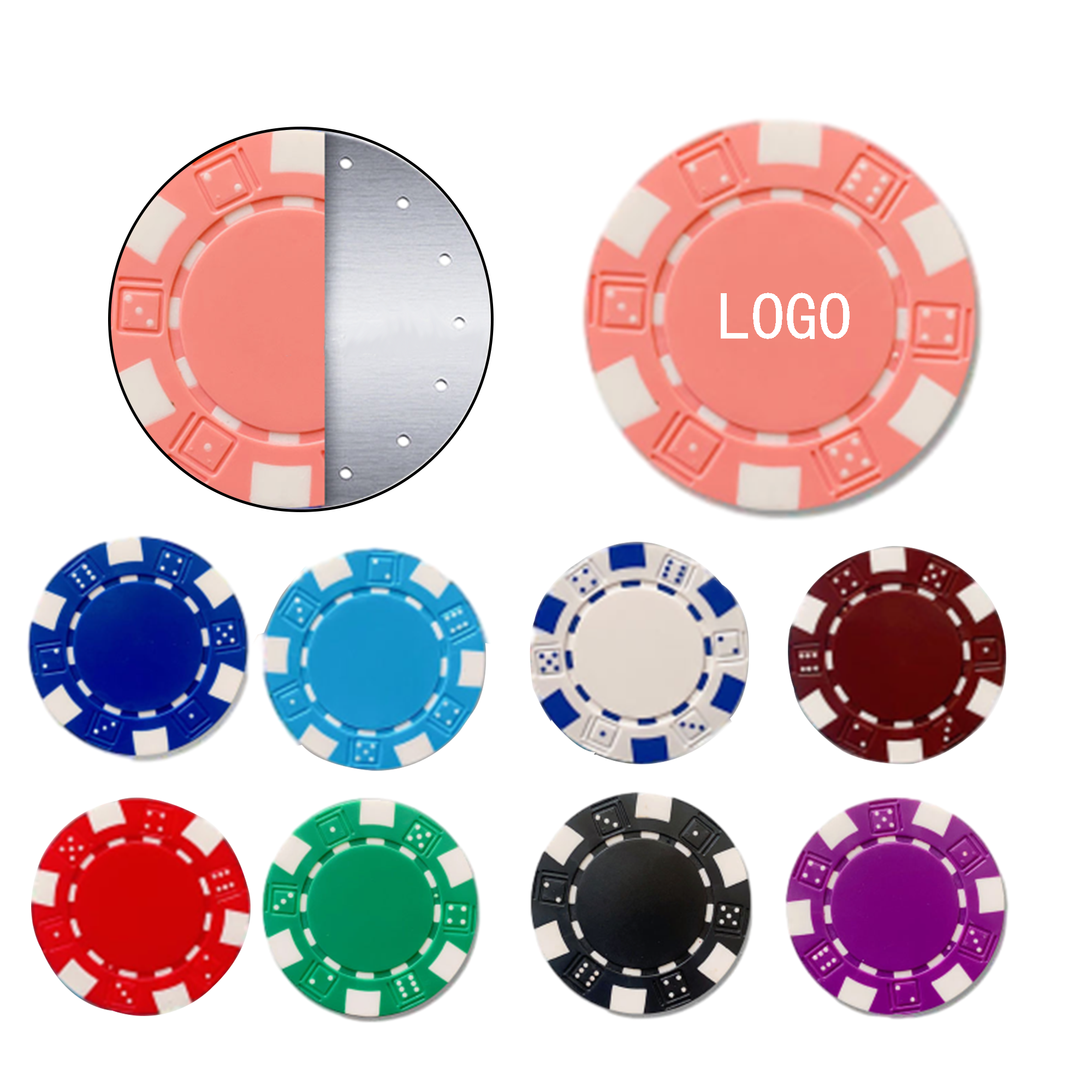 No-Par Abs Poker Chips 2