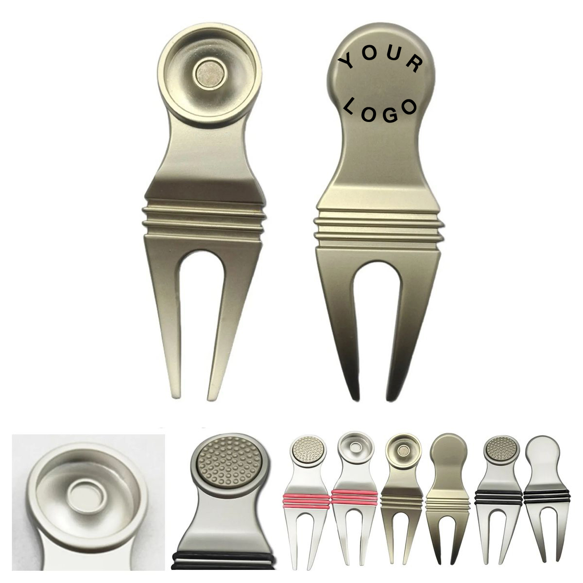 Alloy Pocket Golf Divot Repair Tool 1