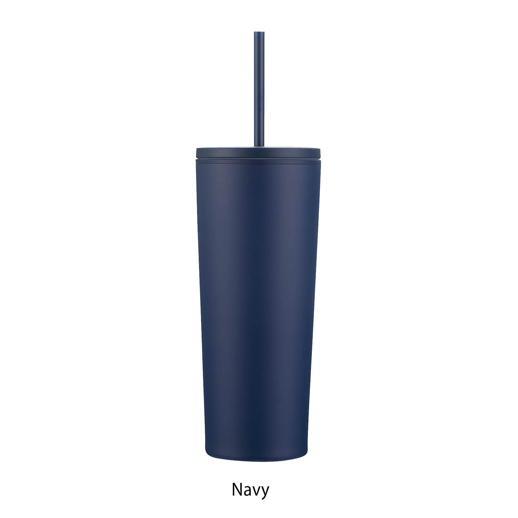 24 oz. Straw Double Wall Tumbler w/Leak Proof Lid 11