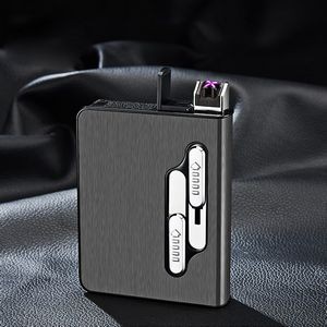 20 Sticks Cigarette Holder With Integrated X Lightning Lighter 16