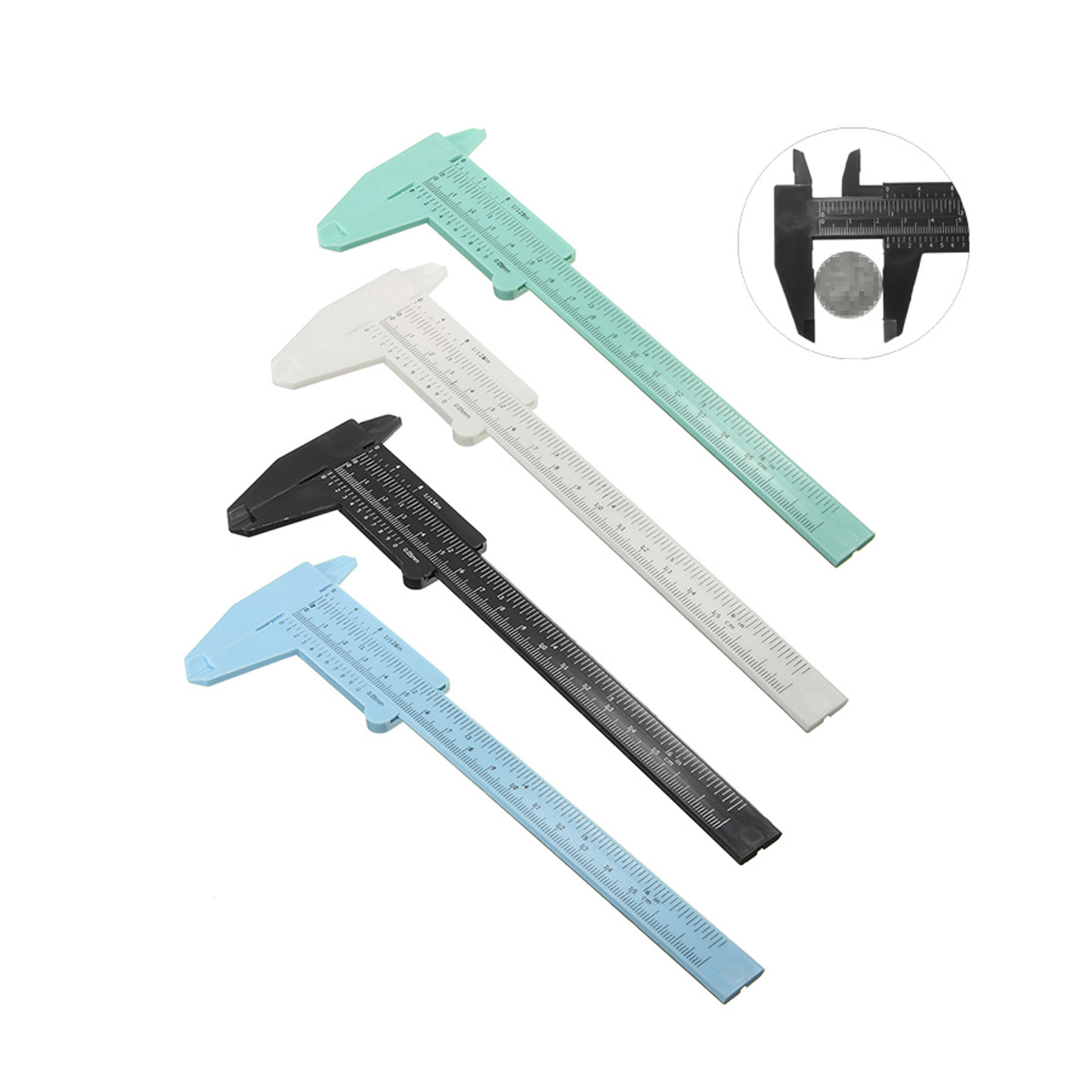 Plastic Vernier Caliper Gauge Measuring Tool 1