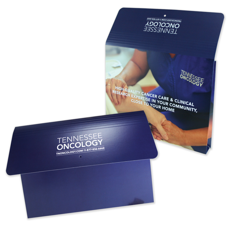 Letter Size Portfolio with Sealed Expansion Gusset - 9" x 12" 3