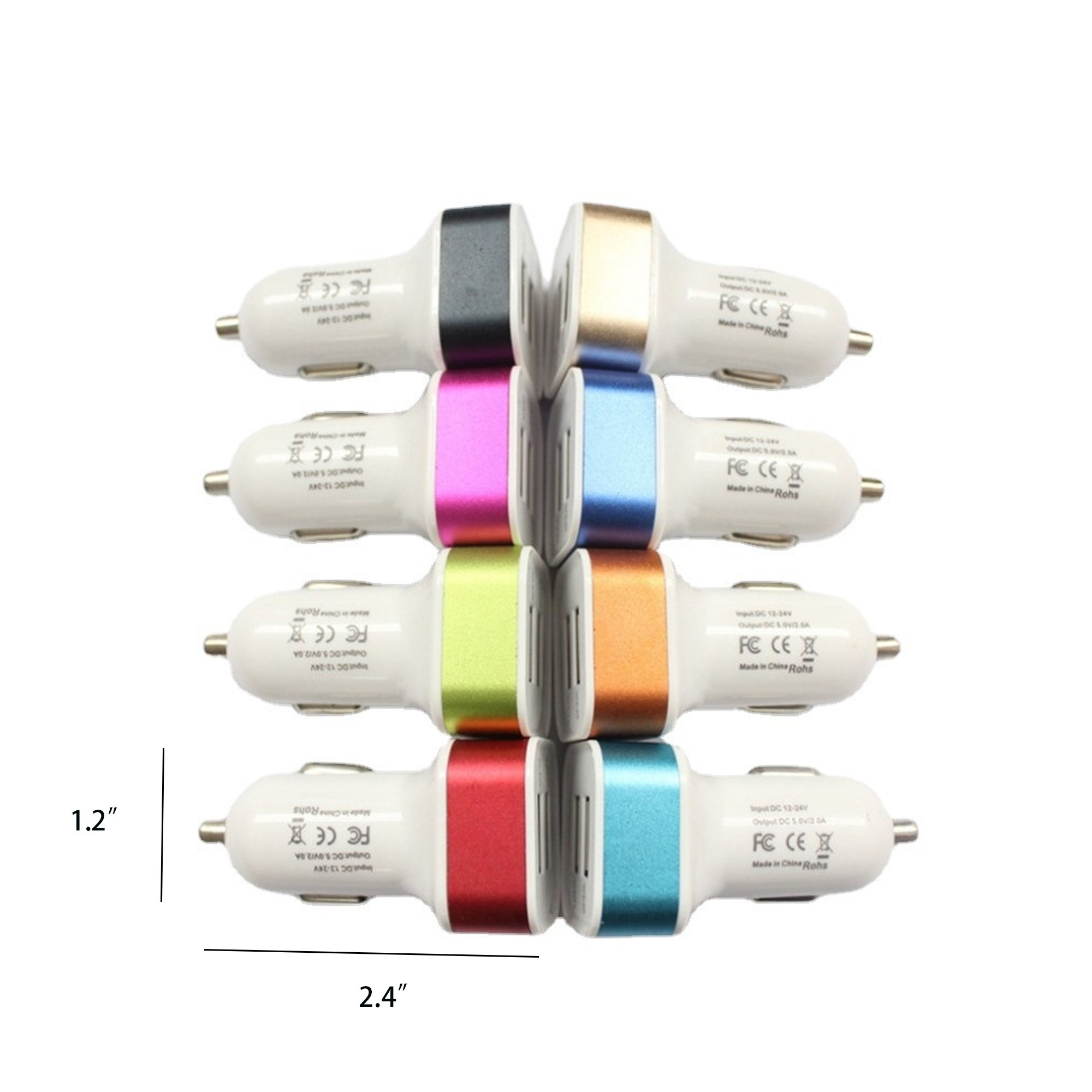 Adapter 2 Port USB Car Charger Cigarette Lighter 2
