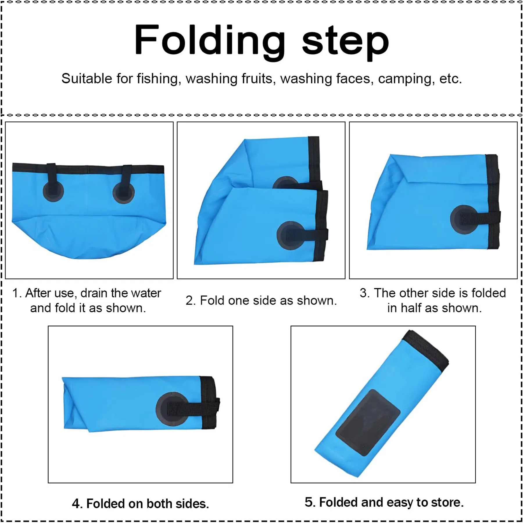 Collapsible Bucket with Handle 3