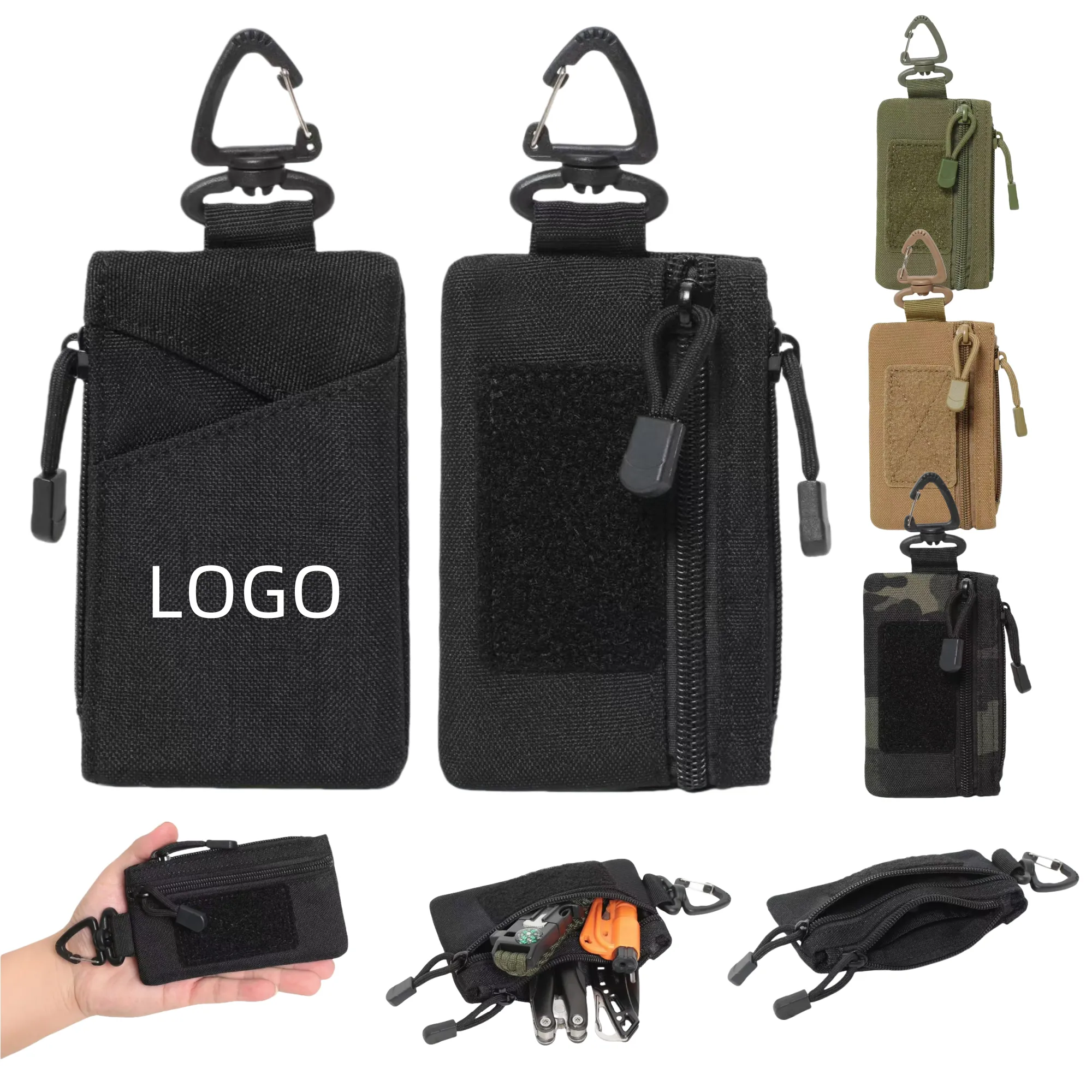 Outdoor Portable Storage Zipper Coin Purse 5