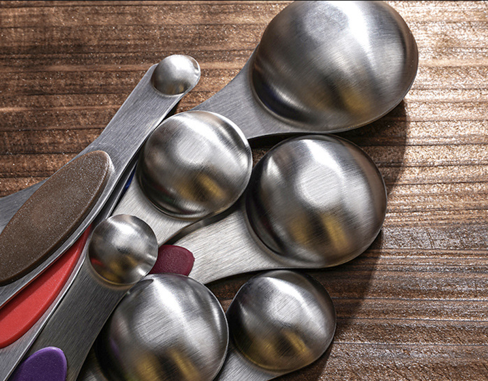 Stainless Steel Magnetic Measuring Spoons Set 2