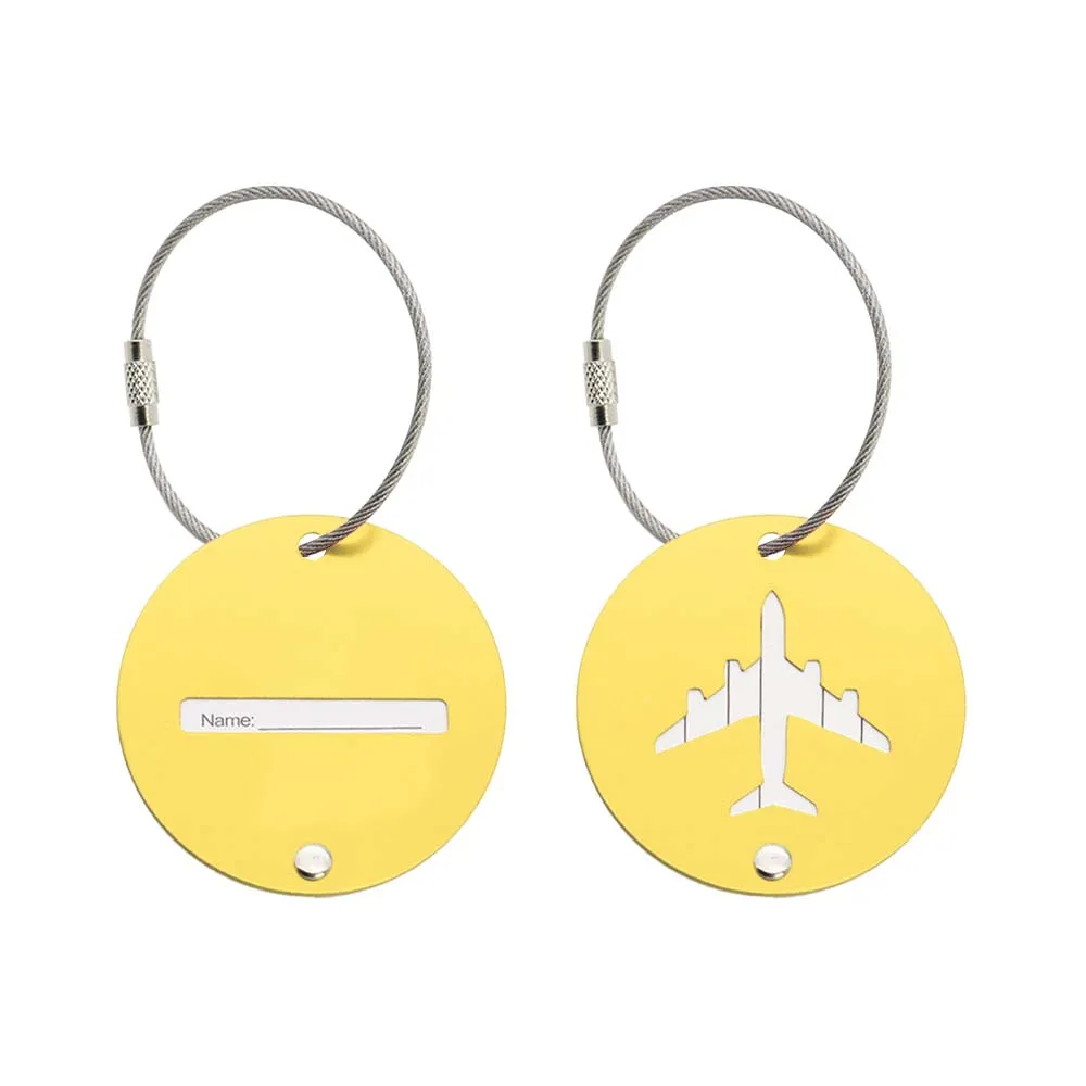 Aircraft Aluminum Alloy Luggage Tags 5