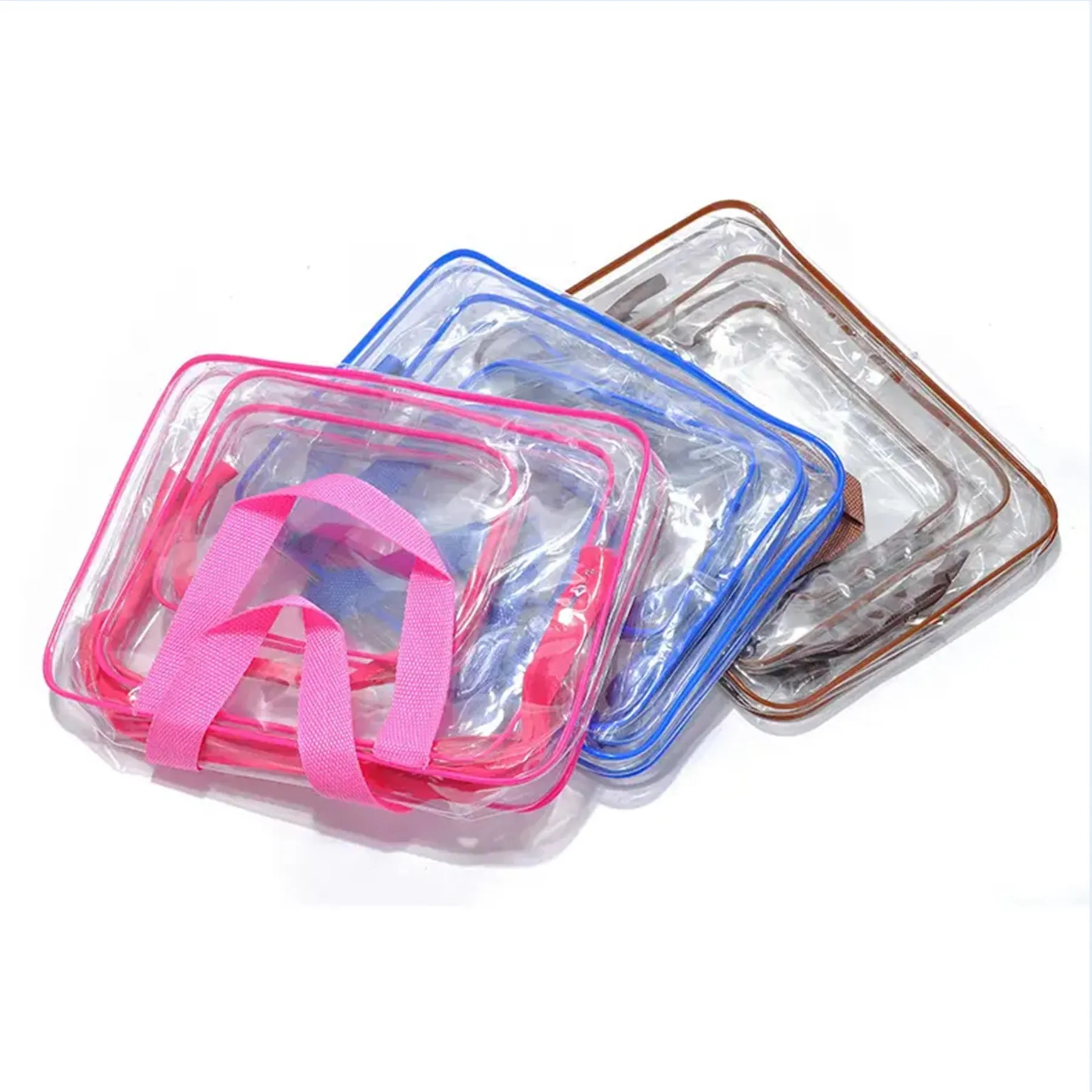 PVC Transparent Waterproof Cosmetic Bag 3