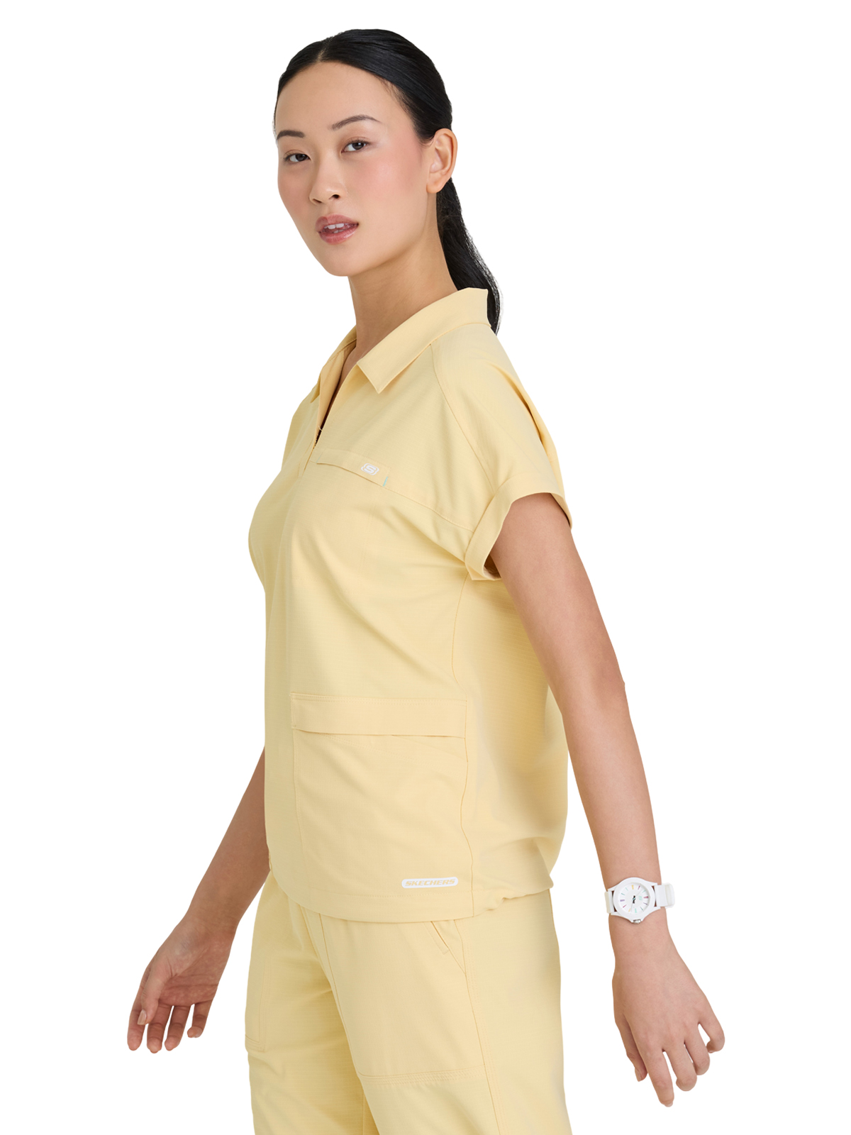 Skechers Ripstop Collection - Women's Three-Pocket Charlie Scrub Top 15