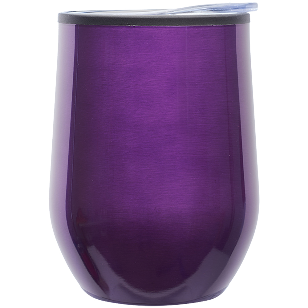 12 oz. Shelby Stemless Wine Glasses with Lid 26