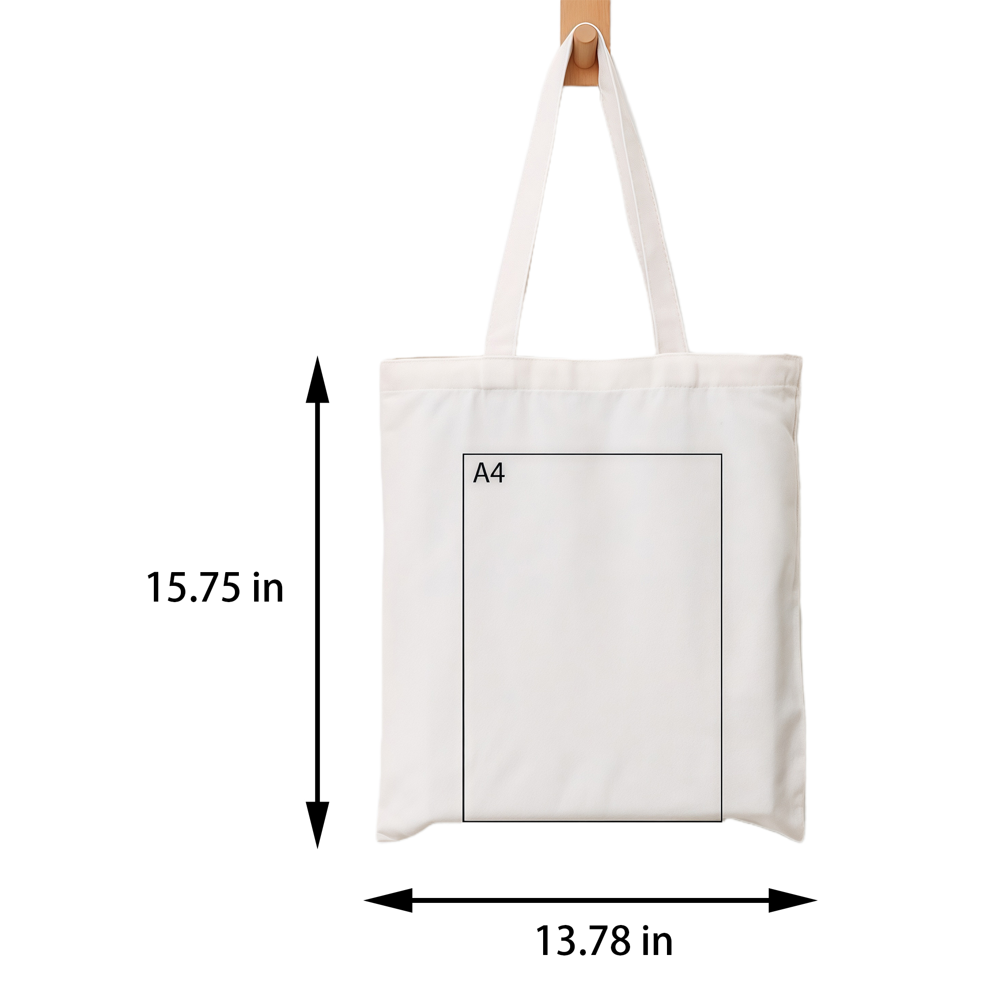 Canvas Tote Gift Bags, custom tote bag with logo imprint 4