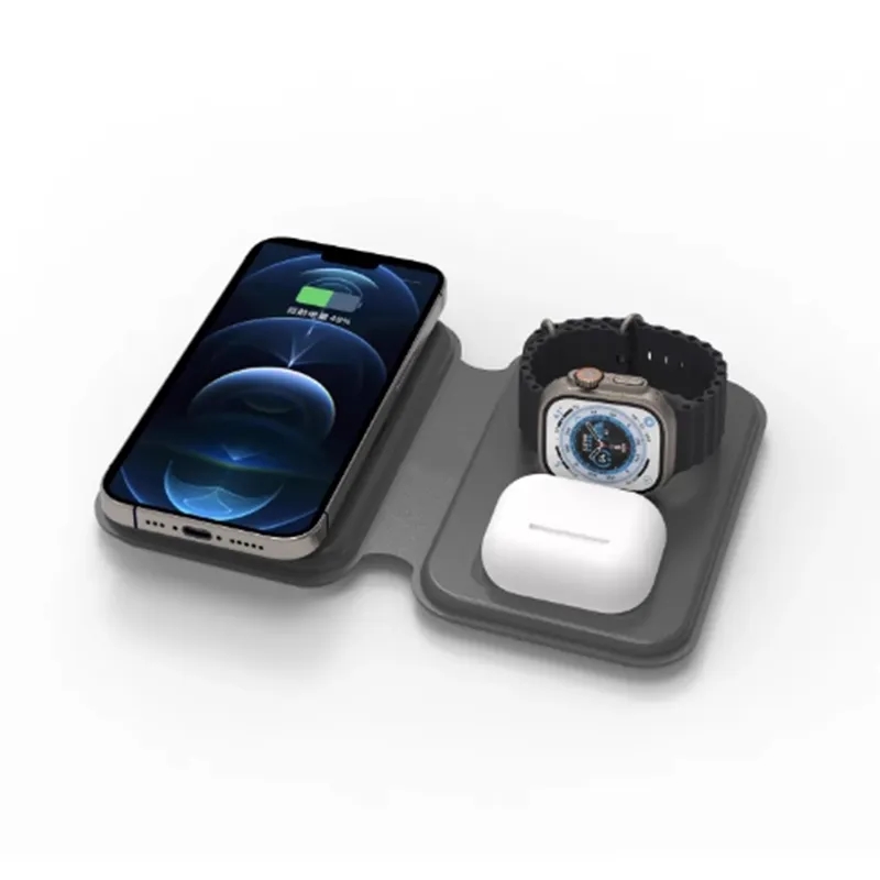 Foldable Magnetic Wireless Charging Station 3